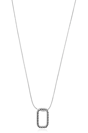 ◇HYERES LOR◇ [by IER] Silver (Y) Flat S Necklace BH7N40711 necklaces-bibs-17562-28-opera-